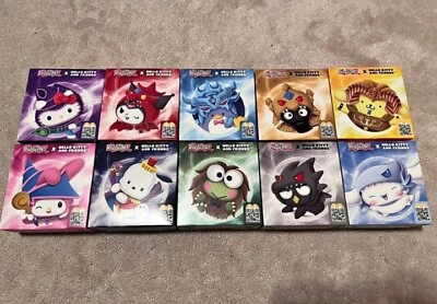 #ad McDonalds x Yu Gi Oh x Hello Kitty FULL SET of 10 Plush Toys LIMITED Complete $89.99