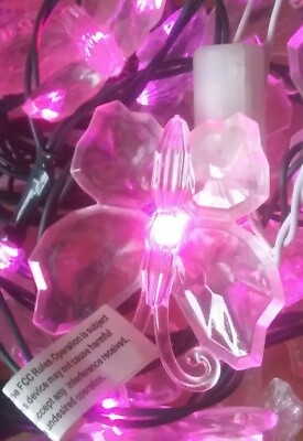 #ad 2 sets Color Changing LED Butterfly Home battery string lights 12 per set $9.90