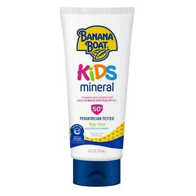 #ad NEW Banana Boat Kids Mineral Sunscreen Lotion Spf 50 Exp. 03 2026 $10.50