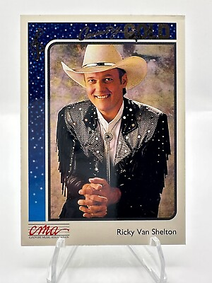#ad 1992 CMA COUNTRY GOLD #60 RICKY VAN SHELTON TRADING CARD GOLD PARALLEL $3.19