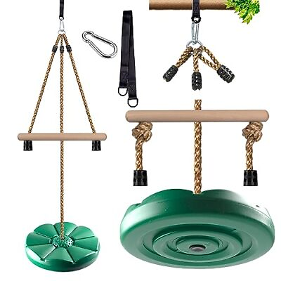 #ad Disc Swing for Kids Set Accessories KINSPORY 7FT Height Green $45.11