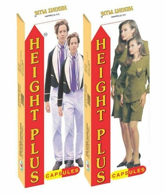 #ad 10x Height Plus 60 Capsules Herbal Increases Height Herbal Growth Unisex $146.03