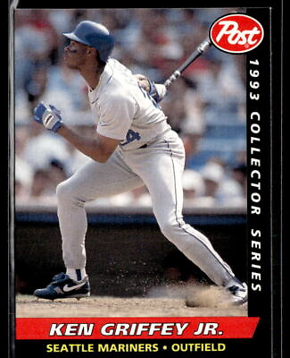 #ad 1993 Post Cereal #7 Ken Griffey Jr. Baseball Card 0202F $3.00