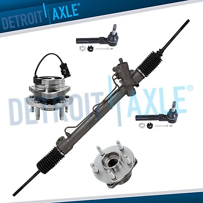 #ad Power Steering Rack and Pinion Wheel Hubs Tie Rods for Chevy Malibu G6 Aura $189.63