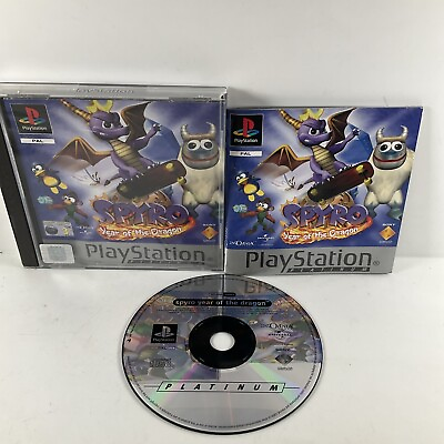 #ad Spyro Year of the Dragon Black Label PS1 Contains Manual $38.98