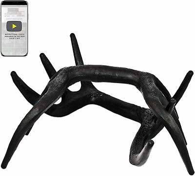 #ad Illusion Systems Black Rack Rattling Deer Antlers with Instructional Video� $35.49