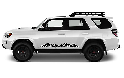 #ad Toyota 4Runner Side Mountains Outdoors 4x4 Vinyl Decals TRd Pro 4x4 offroad $119.99