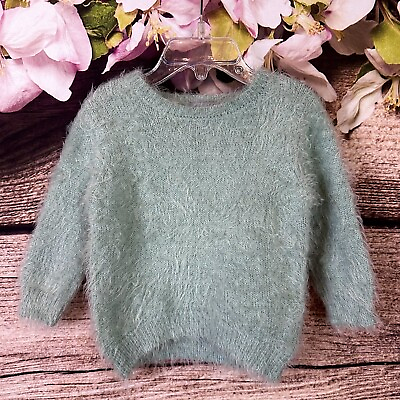 #ad All Basics Toddler Baby Girls Boys Fuzzy Knit Soft Sweater 6M $11.10