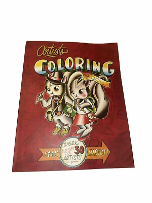 #ad Artists Coloring Book Limited Edition To Only 500 Made 2014 READ $750.00