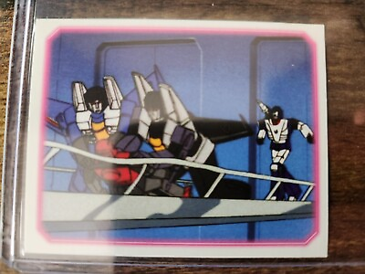 #ad 2003 Cards Inc. Transformers Generation 1 Stickers Thundercracker #H $2.49