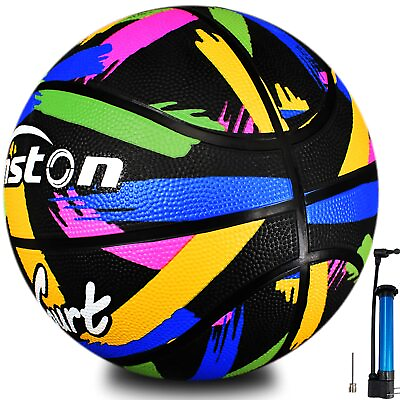 #ad 29.5 Basketball Size 7 Basketball Ball Official Size 7 Street Basketballs wit... $30.68