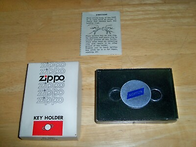 #ad Vintage ZIPPO KEY HOLDER NORTON Salesman#x27;s Sample No 5990 Keyholder $22.99