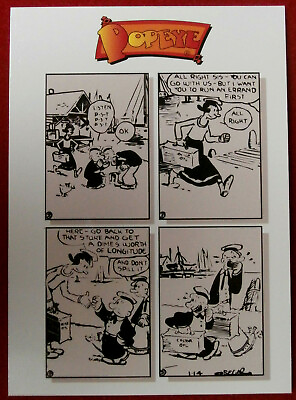 #ad POPEYE Card #30 THE GOOSE CHASE Card Creations 1994 GBP 2.99