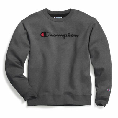 Champion Authentic Mens Crewneck Long Sleeve Sweatshirt GF88H $32.95