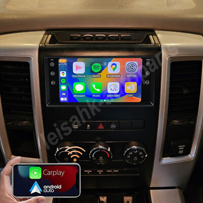 #ad For 2009 2012 DODGE RAM 1500 2500 3500 Apple CarPlay Android Auto Radio GPS WIFI $144.90