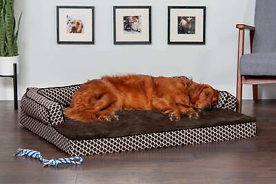 #ad Sofa Dog Bed Plush amp; Diamond Decor Comfy Couch $159.99