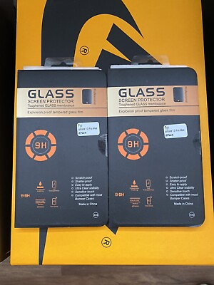 #ad iphone 13 pro max Glass screen protector 2pack 6.7 6.1 In NEW 9H Real Glass $5.99