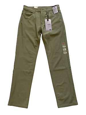 #ad Levi#x27;s 511 Men#x27;s Green Slim Fit Tech Pants Size 32x32 NWT $45.00