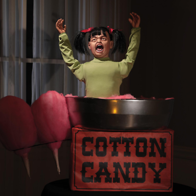 #ad Cotton Candice Animated Prop Candy Haunted House Halloween Carnival Circus $249.99