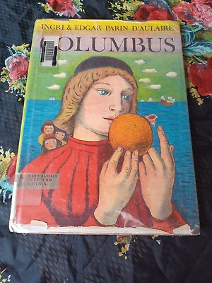 #ad COLUMBUS 1955 by Ingri amp; Edgar Parin D’Laulaire Lithograph HC DJ #67 989 $55.00