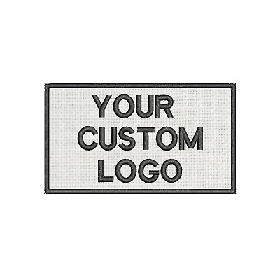 #ad CUSTOM YOUR LOGO PERSONALIZED TAG EMBROIDERED PATCH iron on or hook Applique $16.87