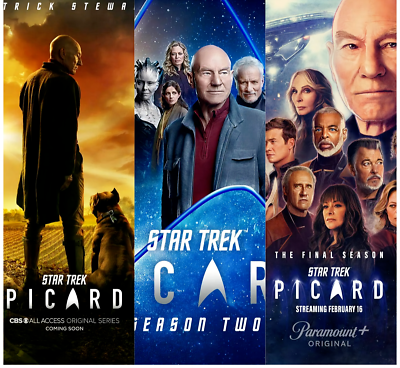 #ad Star Trek Picard The Complete Series Season One Two Three（DVD 9 Disc Set $15.90