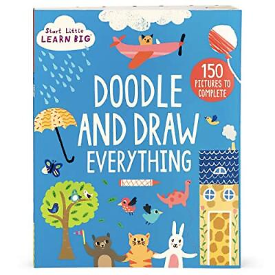 #ad Doodle amp; Draw Everything: Beginner Friendly 150 Pictures to Complete Kids ... $4.74