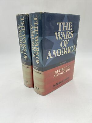 #ad The Wars Of America Volume One amp; Two Robert Leckie 1968 hardback W Dust Jacket $23.99