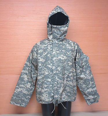 #ad USGI Army ACU Camo JSLIST Chemical Protective Overgarment Coat Size Medium Long $19.99