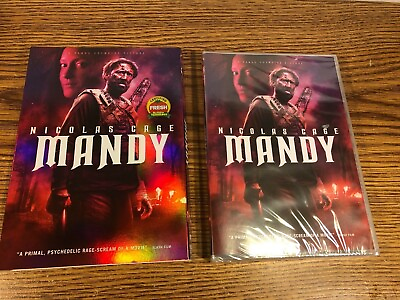 #ad Mandy DVD Nicolas Cage Horror Cult 2017 Movie BRAND NEW SEALED RARE SLIPCOVER $14.99