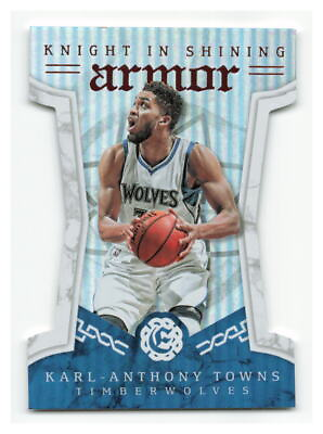 #ad Karl Anthony Towns 2016 17 Panini Excalibur Knight in Shining Armor #14 $4.99