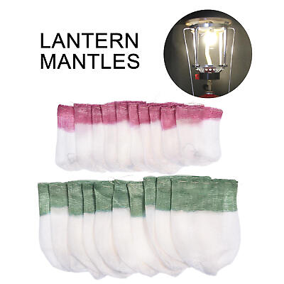 #ad 20 80 Pcs U Shape Propane Lantern Mantles Gas Lantern Light for Outdoor Camping $12.59