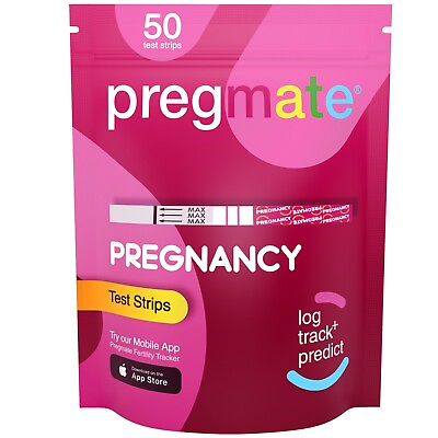 #ad Pregmate Pregnancy Test Strips 50 Count $15.95