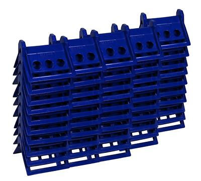 #ad 50 Pack V Shaped Board 4quot; Blue Plastic Corner Edge Protectors for Cargo Loads $54.99