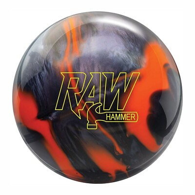 #ad Hammer Raw Hammer Orange Black Bowling Ball $92.75