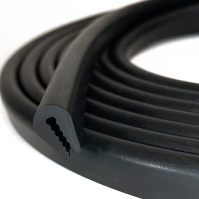 #ad Rubber Edge Trim 5Feet EPDM U Channel Edge Seal Strip Fits Edge up to 1 16 in... $16.38
