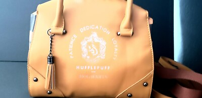 #ad Harry Potter Hogwarts Hufflepuff Handbag Purse $22.00