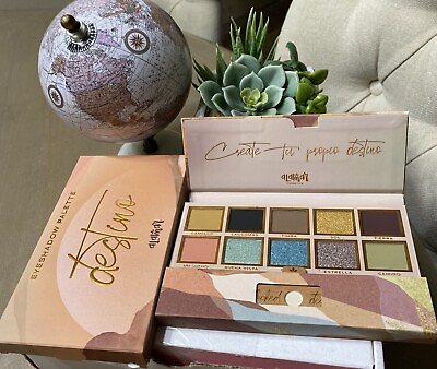 #ad Alamar Cosmetics DESTINO Eyeshadow Palette 10 Beautiful Colors NEW In Box $12.88