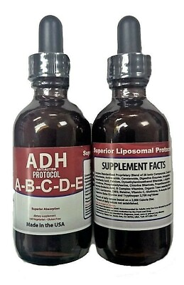 #ad ADH Autism amp; Attention Deficit Hyperactivity Disorder supplement Adult 160ml $59.95