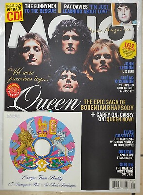 #ad MOJO MAGAZINE CD “ESCAPE FROM REALITY” ISSUE 324 NOVEMBER 2020 QUEEN Brand New $20.69
