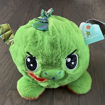 #ad Hug Me Reversible Dragon Kids Dragon Pillow Dax Green Orange NWT $14.99