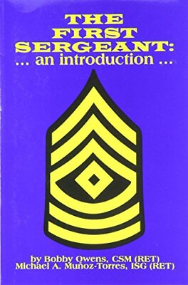 #ad The First Sergeant $45.49