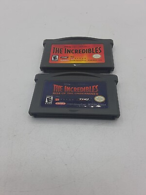 #ad GBA Game Lot: The Incredibles The Incredibles: Rise Of The Underminer Tested $12.99