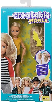 #ad New Creatable World girl Boy blonde Long Wavy Hair Christmas gift Starter cs 414 $11.00