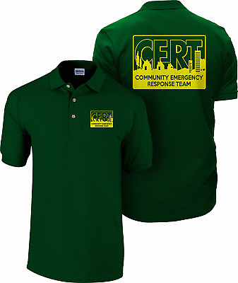 #ad CERT Polo shirt Community Emergency Response Team shirt Preparedness Safety $22.95