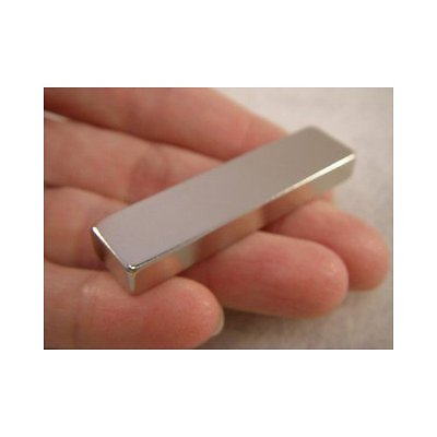 #ad 2 Gold Silver Rectangle Magnets Detect Rare Earth Metal Plating Tester Neodymium $9.97