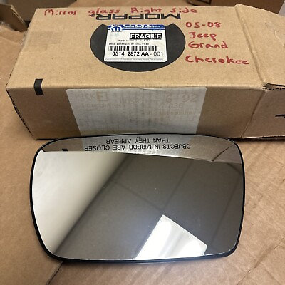 #ad FOR 05 10 JEEP GRAND CHEROKEE OE STYLE RIGHT SIDE MIRROR GLASS LENS 5142872AA $24.84