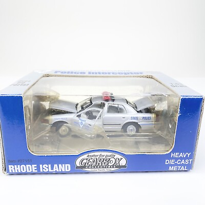 Diecast Rhode Island State Police Ford Crown Victoria Gearbox Collectibles 1:43 $23.19