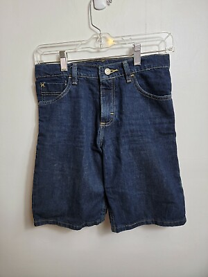 #ad Wrangler Authentics Boys’ Five Pocket Denim Shorts Dark Rinse Size 12 $12.99