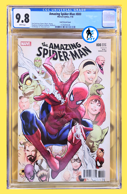 #ad Amazing Spider Man #800 🔑 CGC 9.8 Greg Land Variant Cover C $50.00